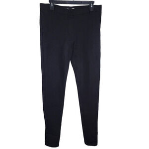 Betabrand Women Dress Pant Yoga Pants Large Long Skinny Leg Classic Black W0053